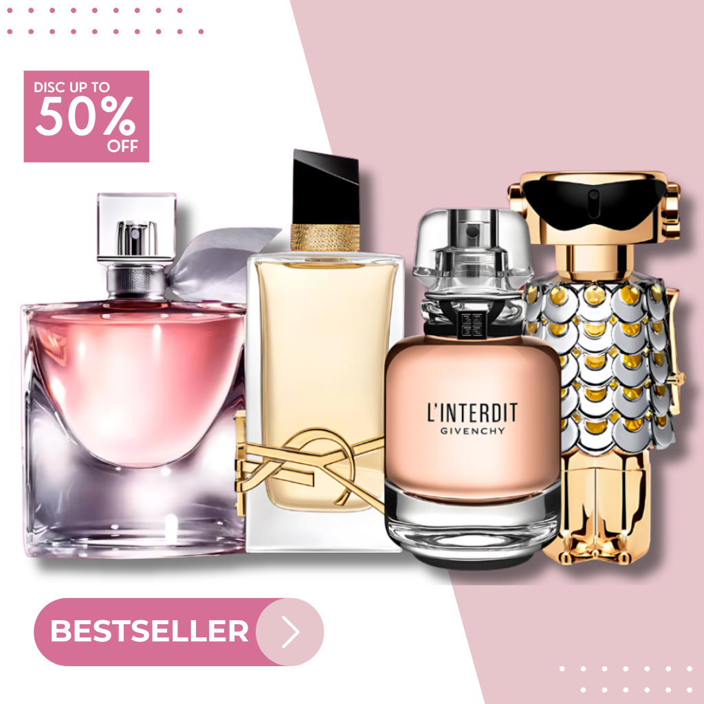 Set 4 Perfumes Libre + Fame + Línterdit + La Vie Est Belle 100ml
