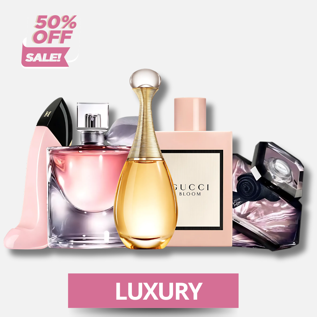 Set Luxury 5 Perfumes Good Girl Blush + Jadore + La Vie Est Belle + Trésor + Gucci Bloom 100ml